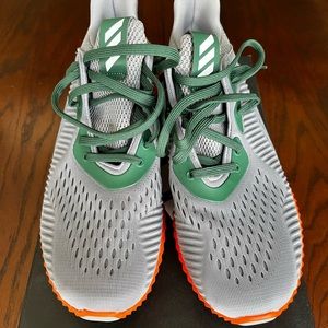 Adidas AlphaBounce ‘Em Grey Miami Hurricanes  Size:10